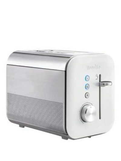 Breville Vtt686 High Gloss White 2-Slice Toaster